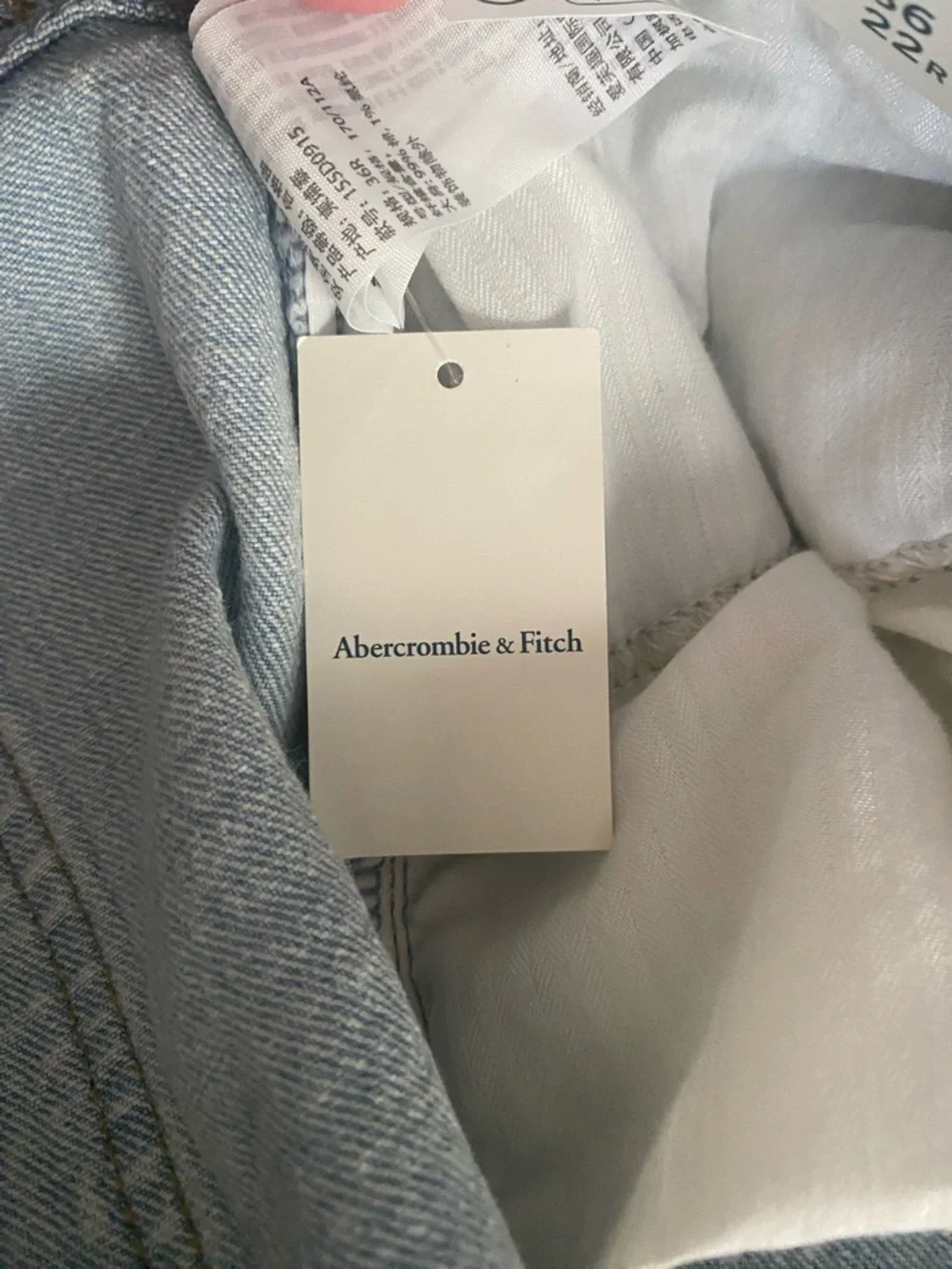 Abercrombie and Fitch 90s Straight Ultra High Rise Jeans Plus Size 36 22 NWT - Picture 12 of 14